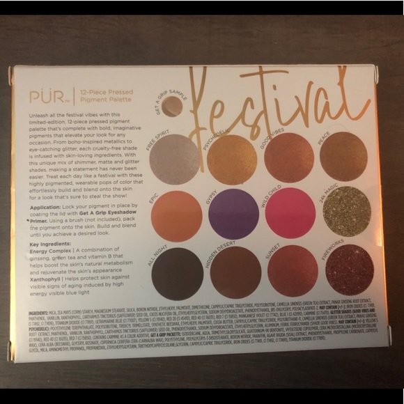 Pur Festival Pressed Pigment Eyeshadow Palette - Picture 7 of 7